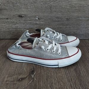 Converse Striped Black and White Sneakers